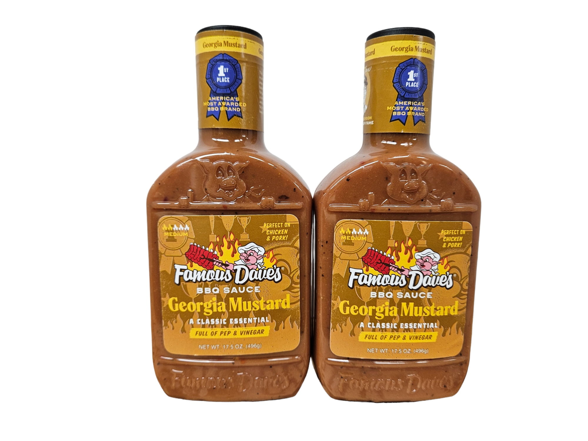 Famous Dave s Georgia Mustard BBQ Sauce 2 Pack Walmart