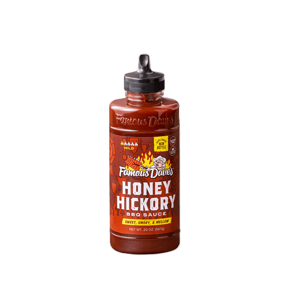 Famous Dave's Honey Hickory BBQ Sauce, 20 oz