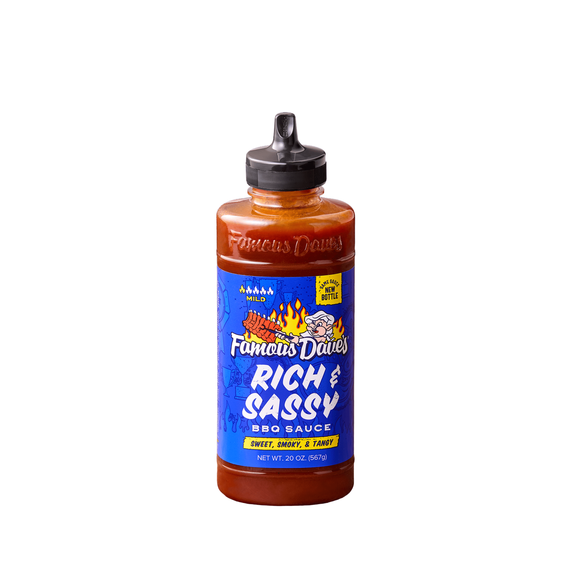 Famous Dave's, Sweet & Zesty BBQ Sauce, 20 oz, Family Friendly