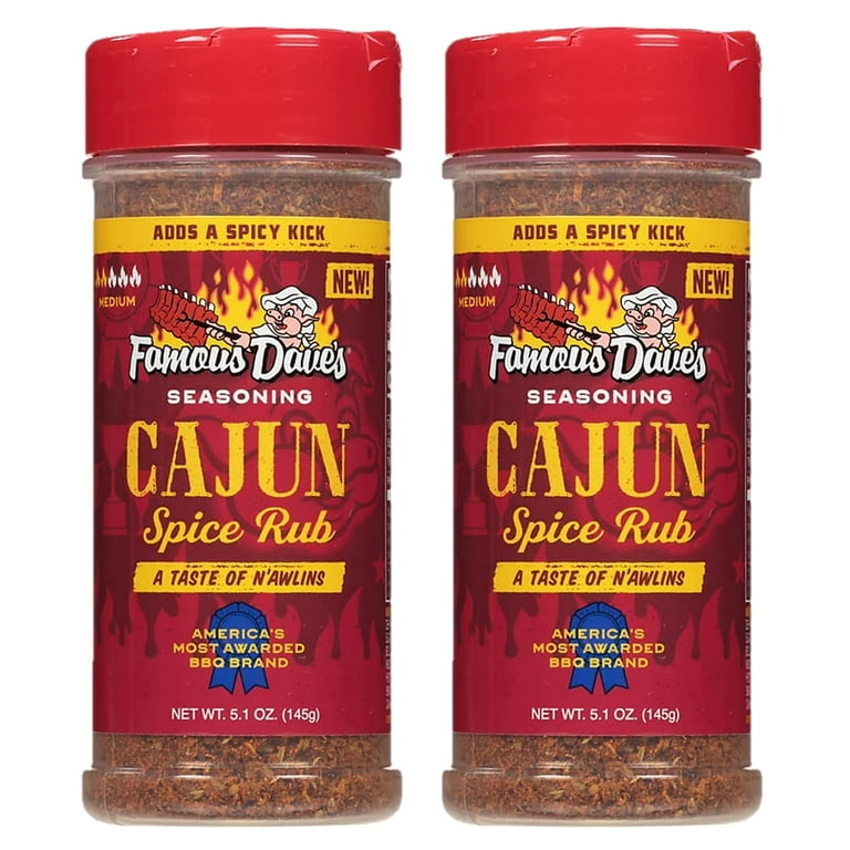 Famous Dave's Seasoning, NG01&nbsp;Ounce Pack of 2, Cajun Spice