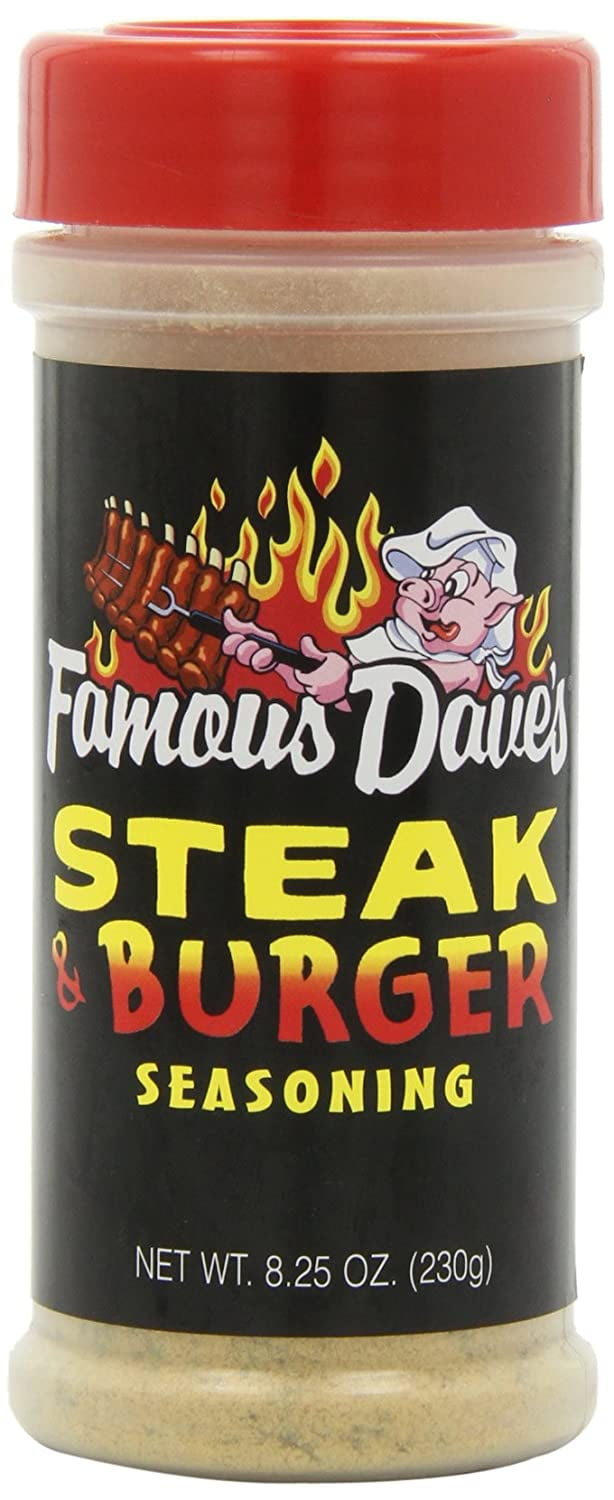 Famous Dave's Seasoning Steak & Burger, 8.25-Ounce (Pack of 6 ...