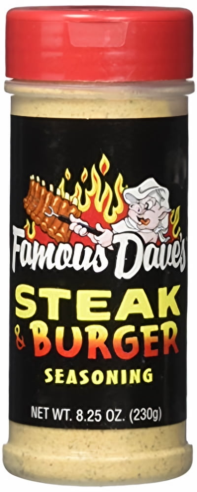 Famous Dave's Seasoning Steak Burger (Pack of 5) - Walmart.com