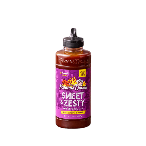 Famous Dave's Sweet & Zesty BBQ Sauce, 20 oz