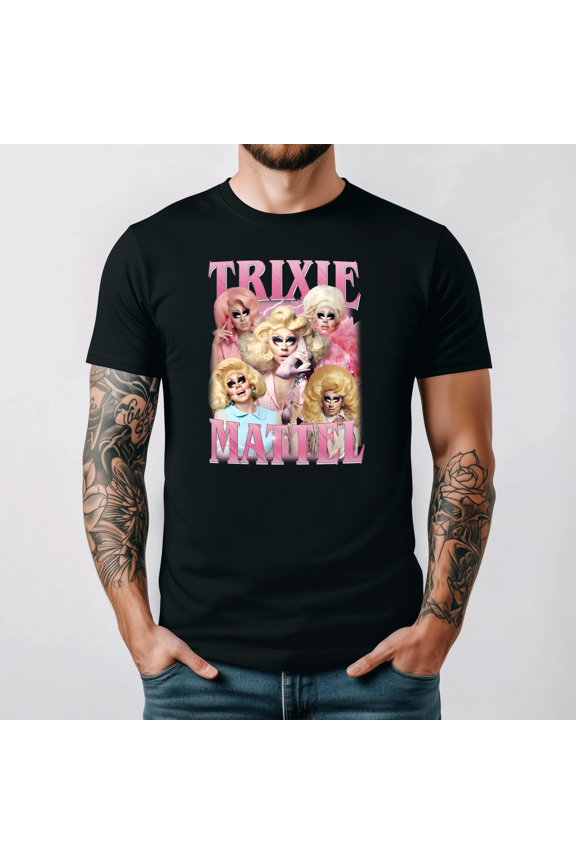 Famous Drag Queen Performer Graphic Crewneck T-shirt Pullover Top,for unisex up to 5XL