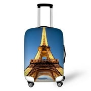 Famous Eiffel Tower Print Travel Accessories Suitcase Protective Covers 18-32h Elastic Luggage Dust Cover Case Stretchable
