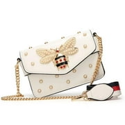 Famous Family Bee Leather Cross body Bags
