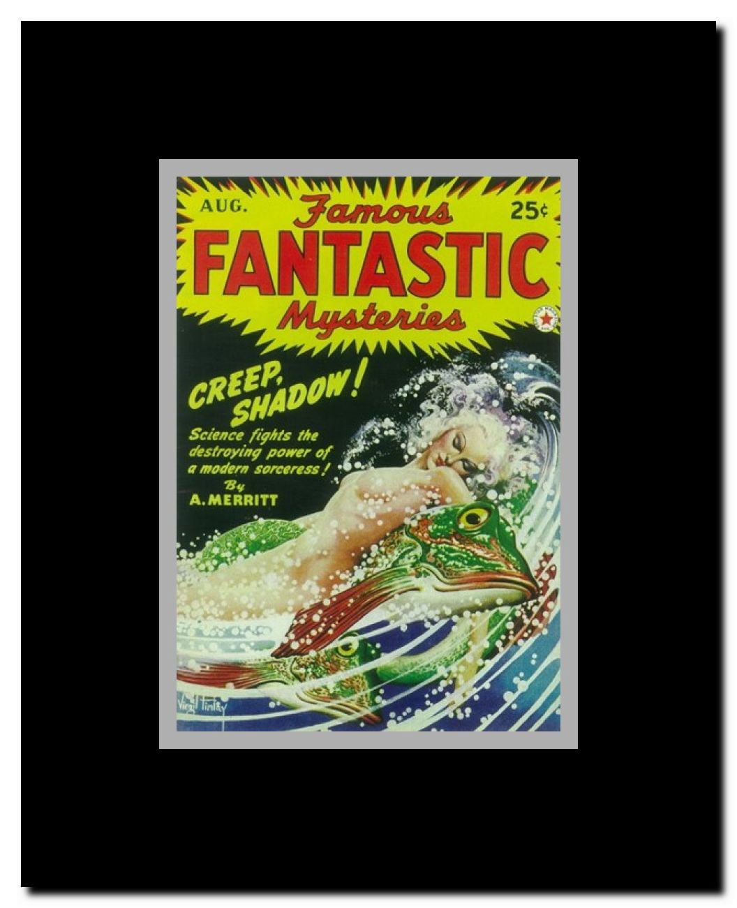 Famous Fantastic Mysteries (Pulp) Framed Movie Poster