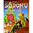 thumbnail image 1 of Famous Frog Holiday Sudoku: Famous Frog Holiday Sudoku 400 Giant Size Medium Puzzles, The Biggest 9 X 9 One Per Page Puzzles Ever! : Don't Be Bored Over The Holidays, Do Sudoku! Makes A Great Gift Too. (Series #28) (Paperback), 1 of 1