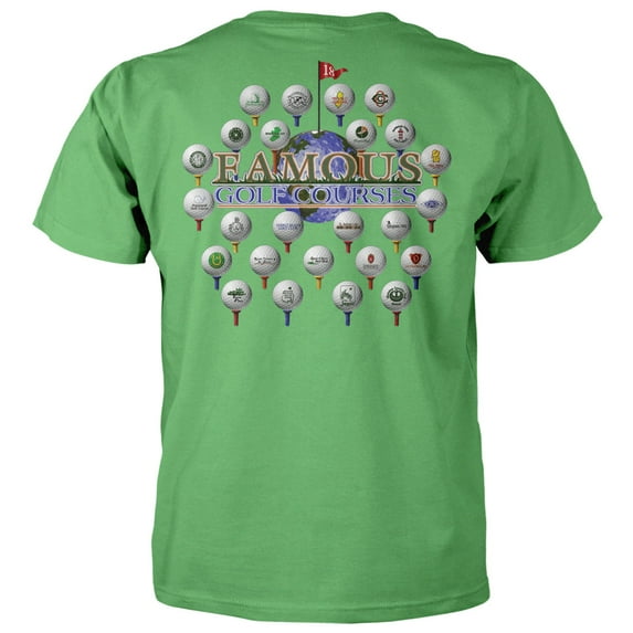 Famous Golf Courses Adult T-Shirt