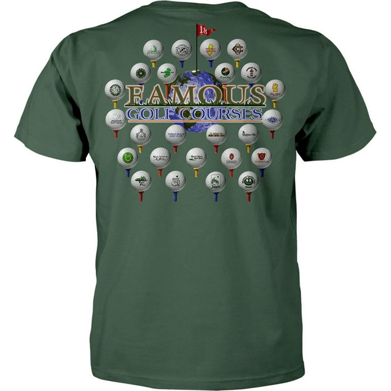 Golf shirts from famous best sale courses