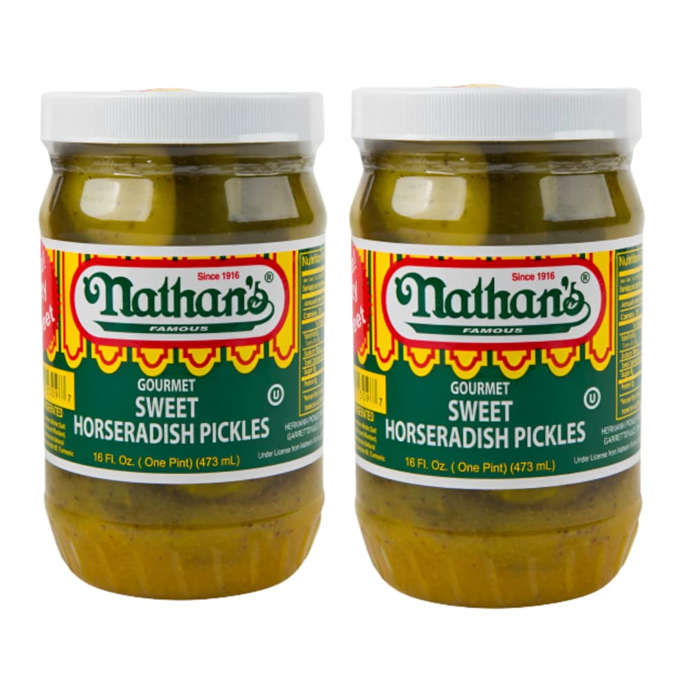 Famous Gourmet Sweet Horseradish Pickles, Horseradish Dill Pickles