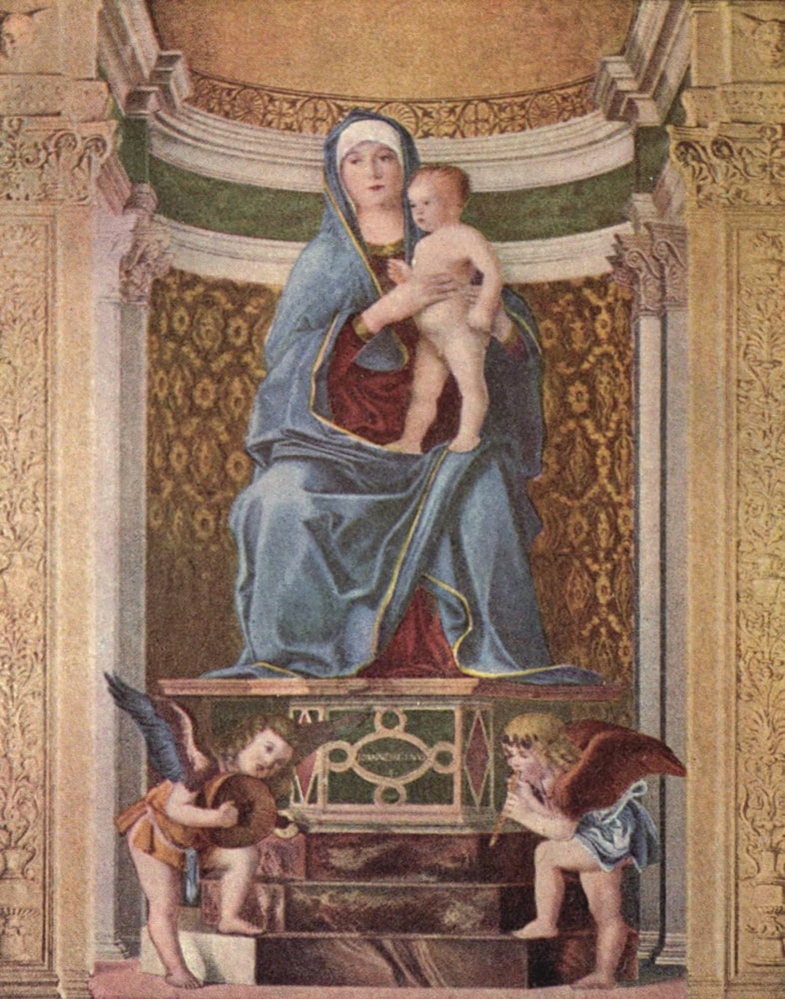 Famous Madonnas 1907 Madonna Canvas Art - Giovanni Bellini (24 x 36)