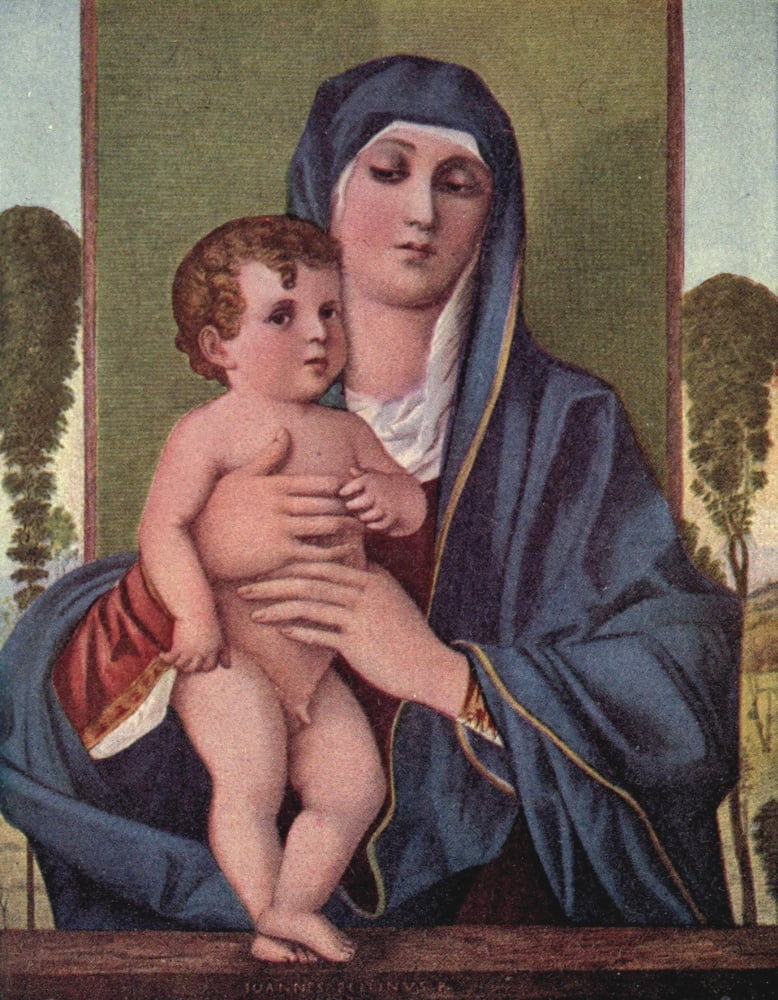 Famous Madonnas 1907 Madonna & Child Canvas Art - Giovanni Bellini (18 x 24)
