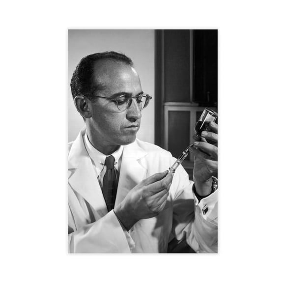 Famous Medical Scientist Jonas Salk Posters Office Bedroom Room Aesthetics