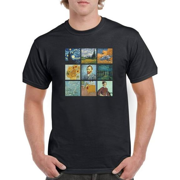 Famous Oil Paintings T-Shirt Men -Smartprints Designs, Male Medium