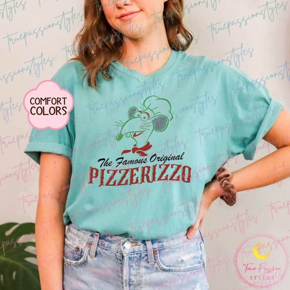 Famous Original Retro Pizza E7151 Rizzo Rat T-Shirt All Size S-3XL