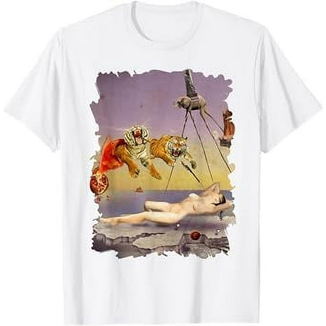 Famous Painting By Dali Dream Caused by the Flight of a Bee TShirt