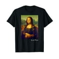 thumbnail image 1 of Famous Painting Mona Lisa Art of Leonardo da Vinci Artist T-Shirt, 1 of 5