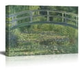 thumbnail image 1 of Famous Painting of The Water Lily Pond Under a Bridgeby Claude Monet Gallery 12x18 inches, 1 of 4