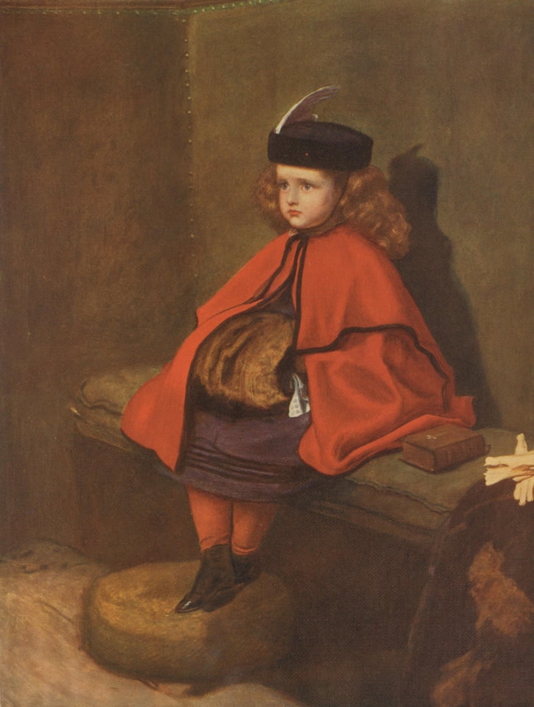 Famous Paintings 1913 My First Sermon Canvas Art - John E Millais (24 x 36)