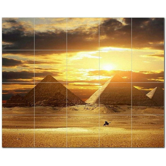 Famous Places Ceramic Tile Mural Kitchen Backsplash Bathroom Shower, 404747-M54