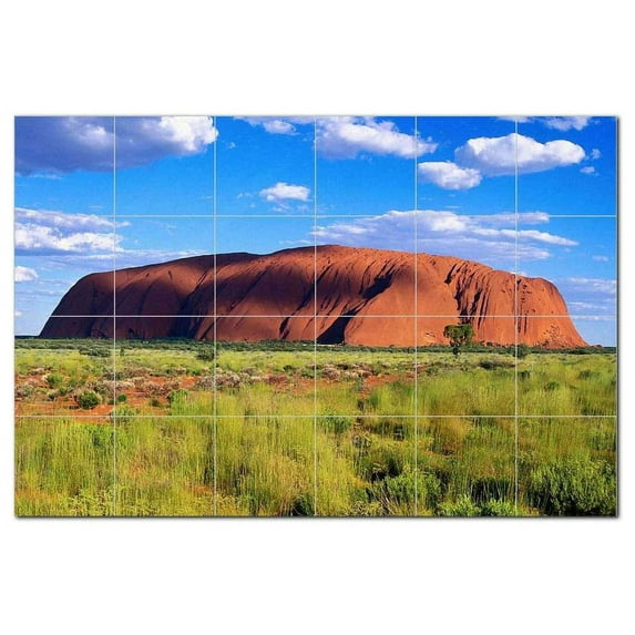 Famous Places Ceramic Tile Mural Kitchen Backsplash Bathroom Shower, 404756-XL64