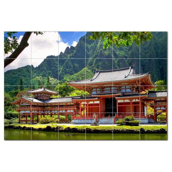 Famous Places Ceramic Tile Mural Kitchen Backsplash Bathroom Shower, 404763-S64