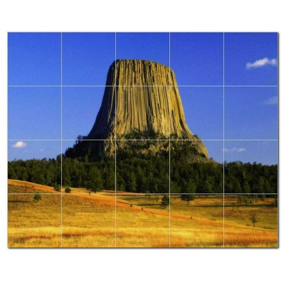 Famous Places Ceramic Tile Mural Kitchen Backsplash Bathroom Shower, 404773-M54