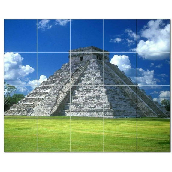 Famous Places Ceramic Tile Mural Kitchen Backsplash Bathroom Shower, 404787-M54