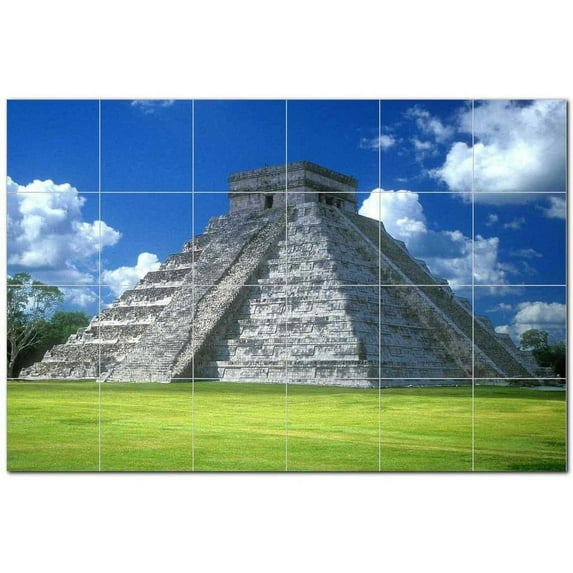 Famous Places Ceramic Tile Mural Kitchen Backsplash Bathroom Shower, 404787-M64