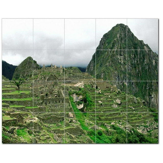 Famous Places Ceramic Tile Mural Kitchen Backsplash Bathroom Shower, 404791-S54