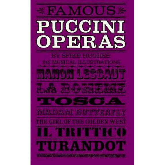 Pre-Owned Famous Puccini Operas (Paperback) 9780486228570