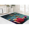 thumbnail image 1 of Famous Rug, Butterflies Rug, Bedroom Rugs, Cute Rugs, Personalizeds Rugs, Printed Rug, Colorful Rug, Area Rugs, Girl Room Rug, 3.3'x5' - 100x150 cm, 1 of 8