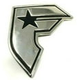 thumbnail image 1 of Famous Star and Straps Belt Buckle Initial F Silver Chrome Die cut Finished, 1 of 3