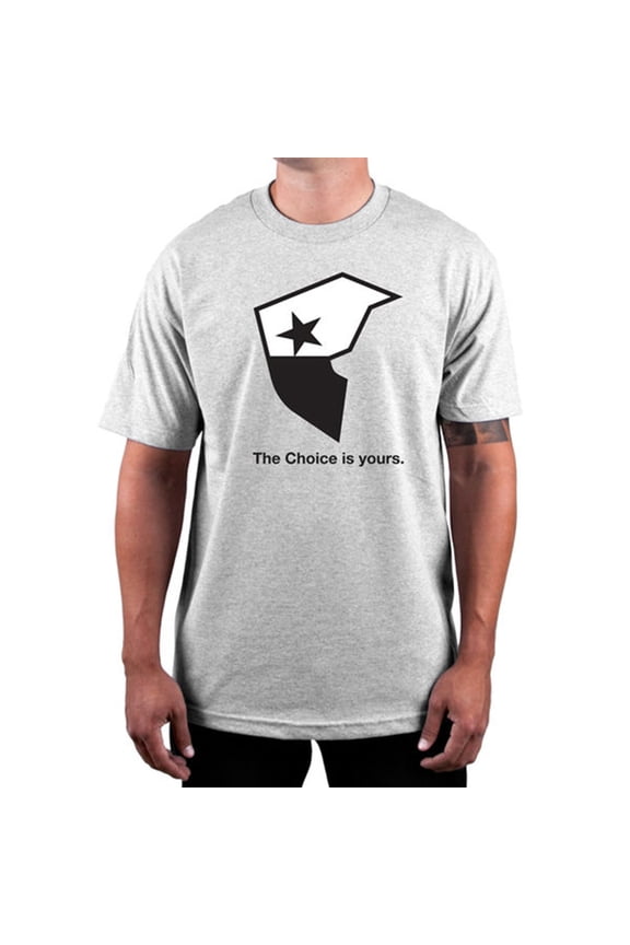 Stars & Straps Men's FMS Badge T-Shirt Heather Grey S