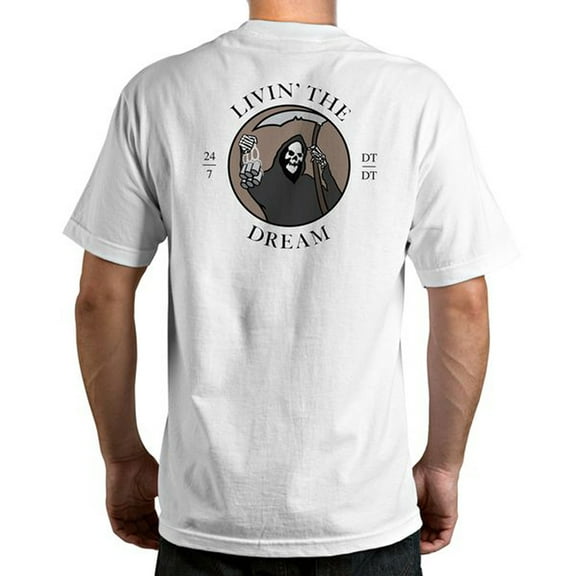 Famous Stars & Straps Men's Livin' The Dream T-Shirt White S