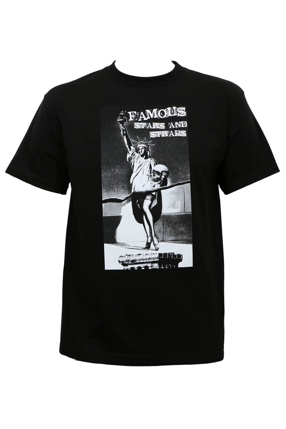 Stars & Straps Men's Stat Lib T-Shirt Black S
