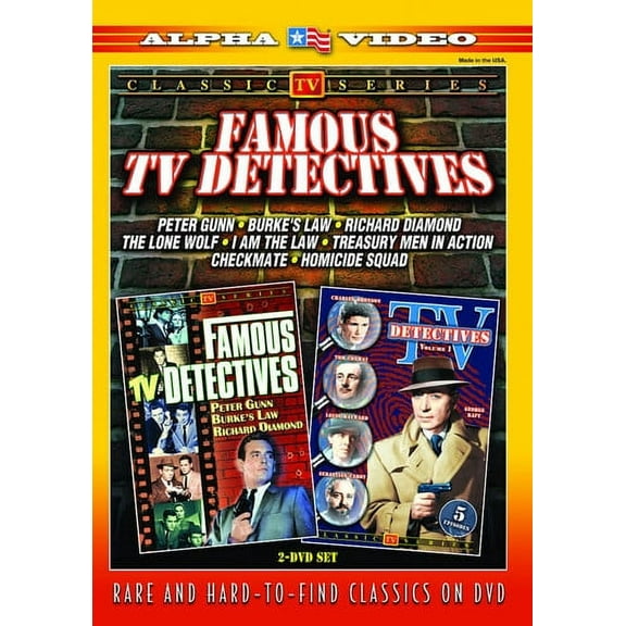 Famous TV Detectives Collection (DVD), Alpha Video, Drama