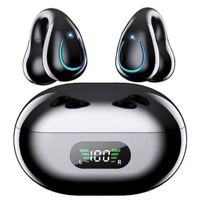 Famous Tech Shop AI Translator Earbuds with Charging Case, 133+ Languages, Touch Control, Long Battery Life, Black
