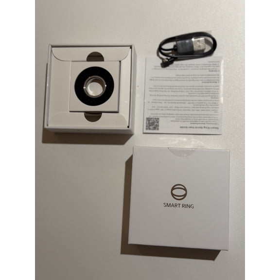 Famous Tech Shop Smart Health Ring with Charging Cable, Sleep and Activity Tracker, Waterproof for Men & Women