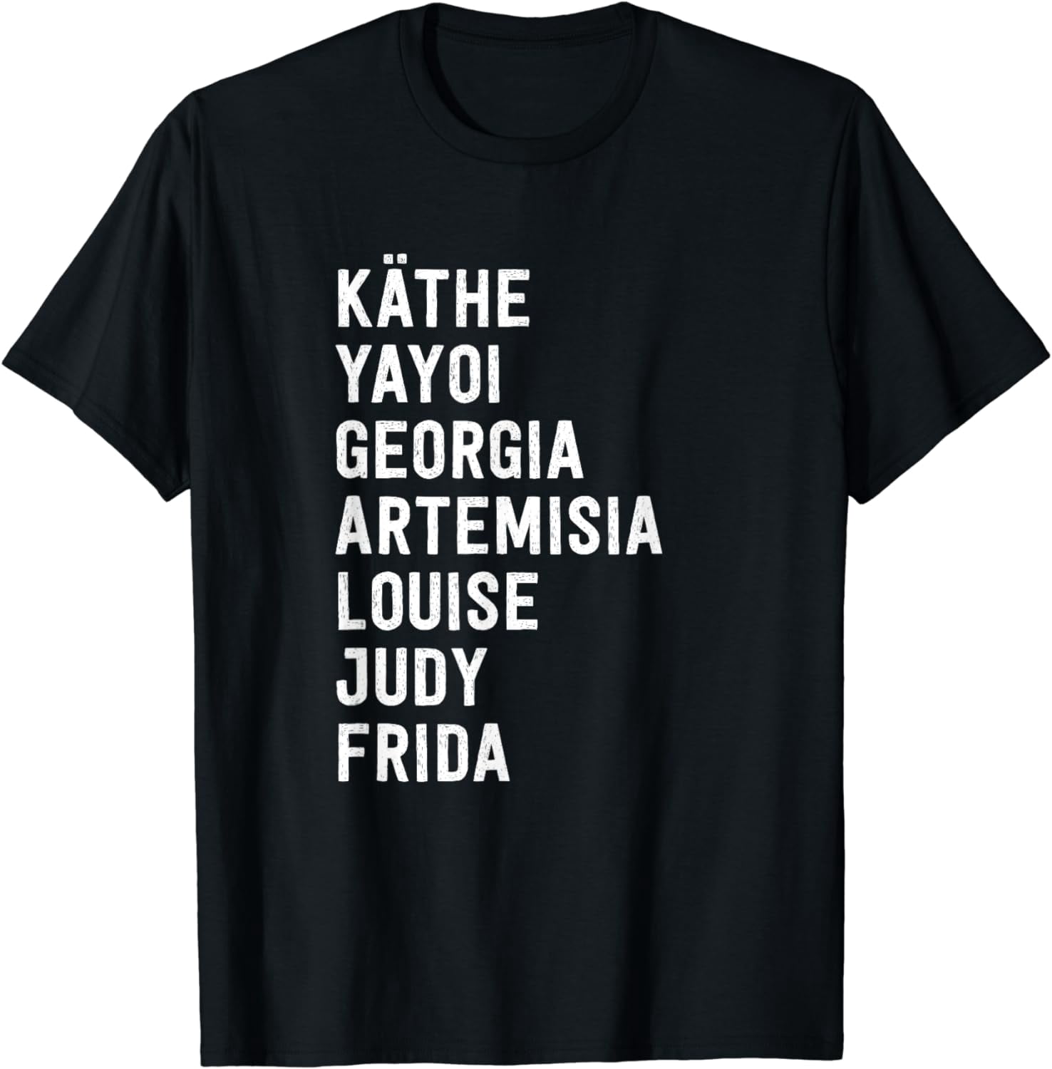 Famous Women Artists Feminism Art History T-Shirt - Walmart.com