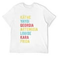 thumbnail image 1 of Famous Women Artists Feminist Art History T-Shirt White 3XL, 1 of 5