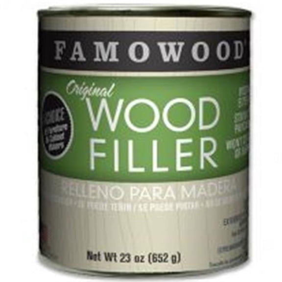 Famowood FA21100 1 Pint Alder Solvent Based Putty - Alder