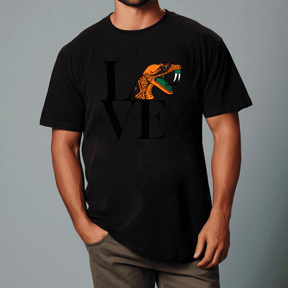 Famu Rattler For Life University Fan Pride Crewneck Style Unisex T-shirt, for men & women, up to size 5XL