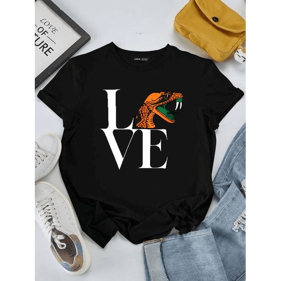 Famu Rattler Love Retro College Spirit Pride Heritage Unisex T-Shirt, S-5XL