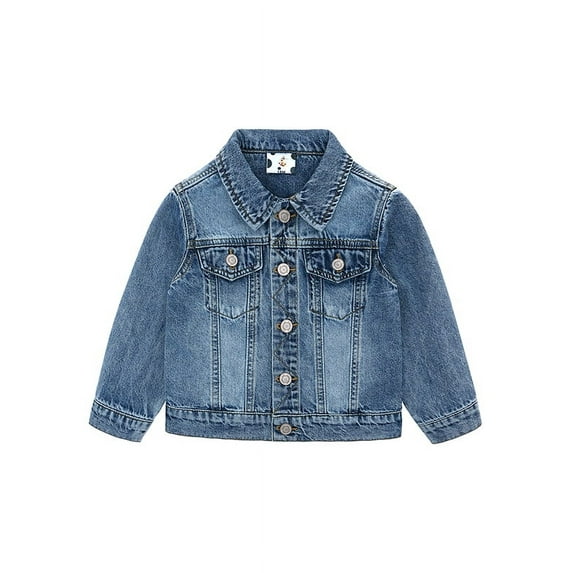 Famuka Long Sleeve Cotton, Denim Jeans Jacket