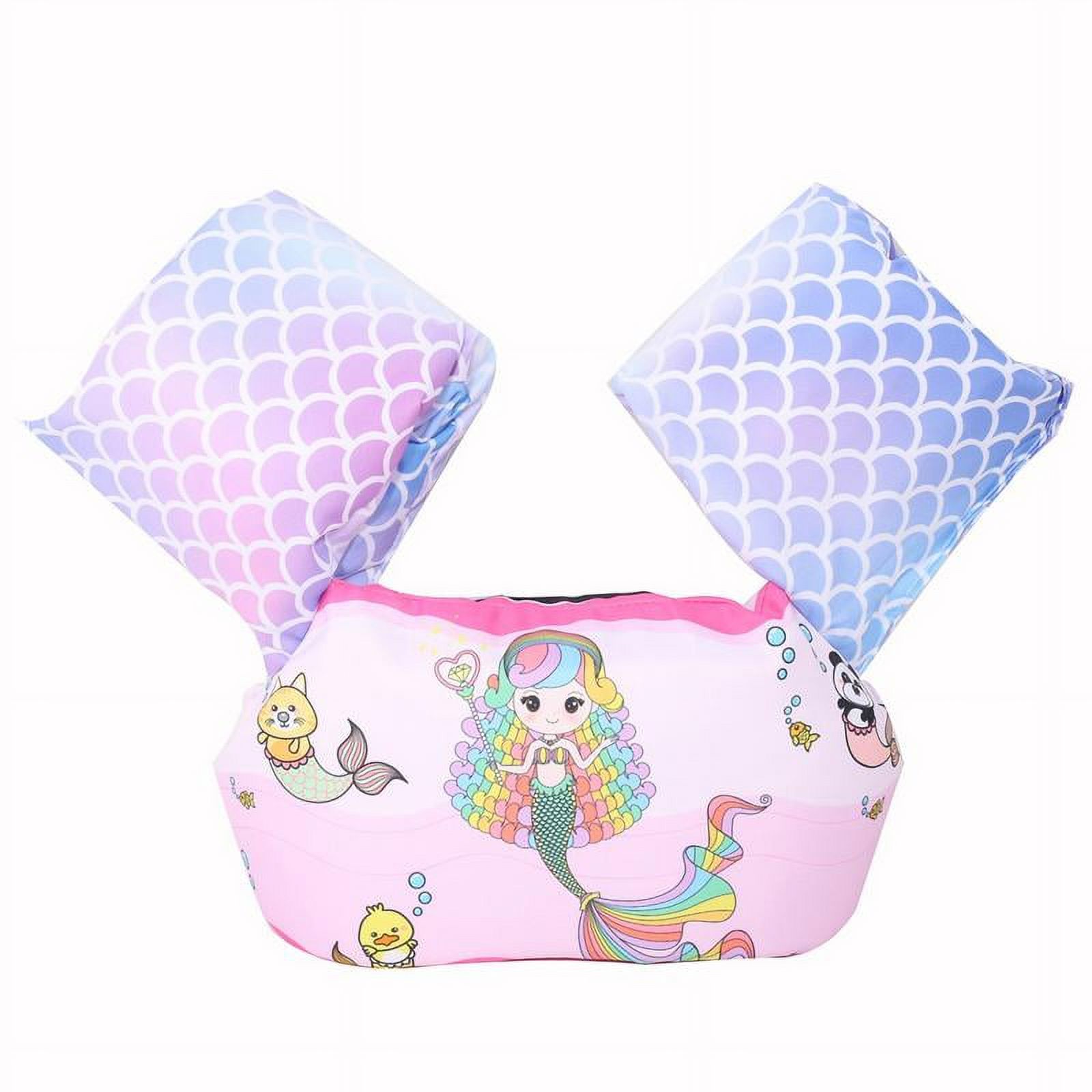 Famure Swim VestCartoon Water Wings Arm FloatiesLife Vest,Sea,Pool