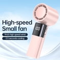 thumbnail image 1 of Fan,100 Speed Support 100-speeds Fan Adjustable Display 100 Fan With Display Handheld Fan Turbofan Usb Adjustable Office Twirltide, 1 of 5