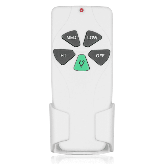 Prichor Fan 53T Replacement Remote for Hampton Bay Hunter Ceiling Fan, Light Dimmer 3-Speed with Wall Mount Holder, 303.9 MHz, Remote Only