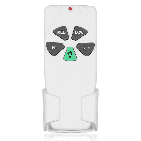 Prichor Fan 53T Replacement Remote for Hampton Bay Hunter Ceiling Fan, Light Dimmer 3-Speed with Wall Mount Holder, 303.9 MHz, Remote Only